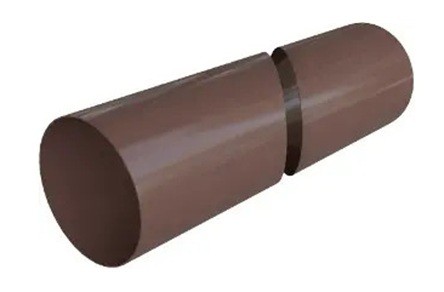 Водосток Альта-Профиль ПВХ – Труба водосточная 4м (коричневый) купить в Пустошке
