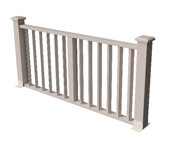 Ограждения декоративное ДПК GRINDERDECO Бруклин выбеленый дуб купить в Пустошке