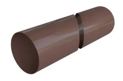 Водосток Альта-Профиль ПВХ – Труба водосточная 3м (коричневый)