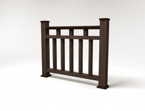 Ограждение из ДПК FG1 венге купить в Пустошке