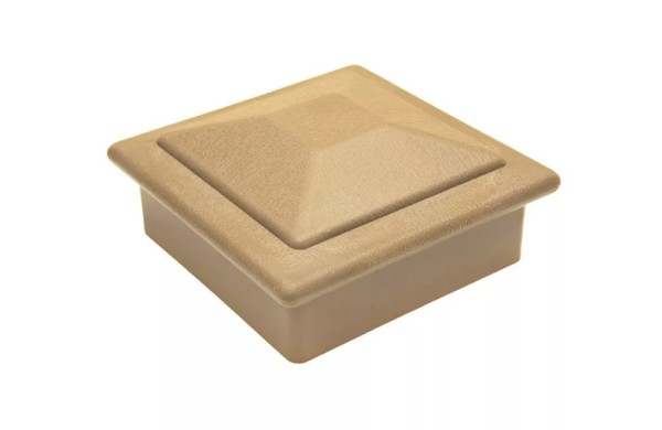 Крышка верхняя ПВХ для столба Deckart 125х125 Орех купить в Пустошке