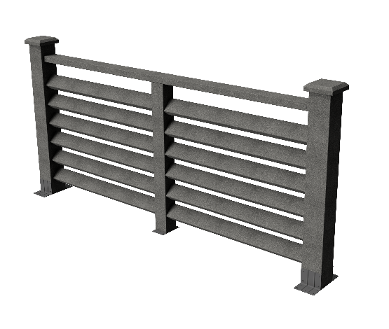 Ограждения декоративное ДПК GRINDERDECO Босфор серый базальт купить в Пустошке