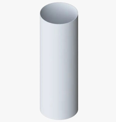 Водосток Альта-Профиль ПВХ – Труба водосточная 3м (белый)