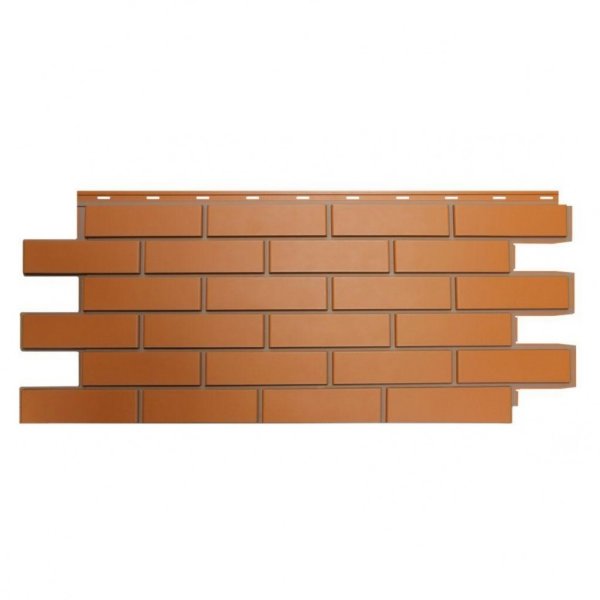Фасадная панель Nordside, Гладкий Кирпич, Красный купить в Пустошке