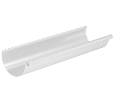 Водосток Aquasistem, система 150x100 - Водосточный желоб 3.00м RR 20 Мраморно-белый