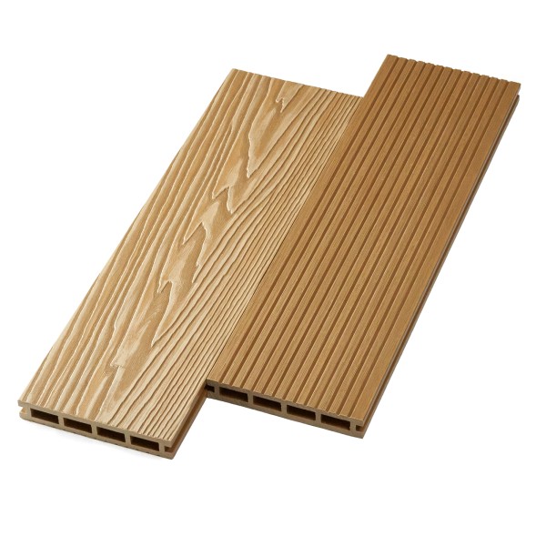 Террасная доска ДПК NanoWood двусторонняя New 3D тиснение + вельвет Орех купить в Пустошке