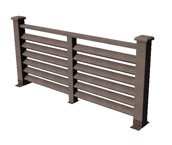 Ограждения декоративное ДПК GRINDERDECO Босфор венге купить в Пустошке