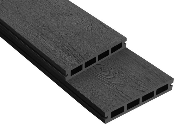 Террасная доска ДПК Outdoor 3D NEVADA/CALIFORNIA черная купить в Пустошке