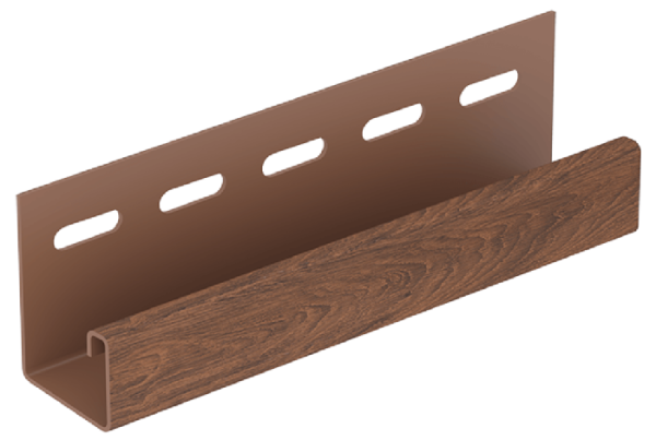 J-планка Софит PRO Тёмный орех купить в Пустошке