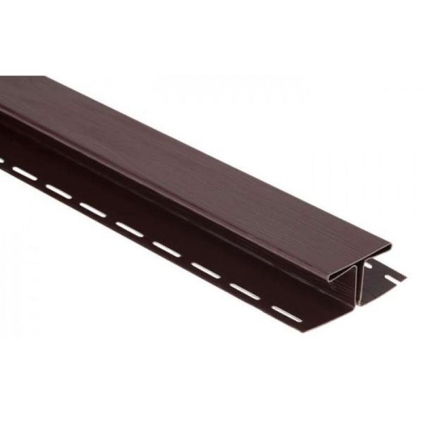 Н-профиль Люкс Крашенный, T-18, ВН, Коричневый купить в Пустошке