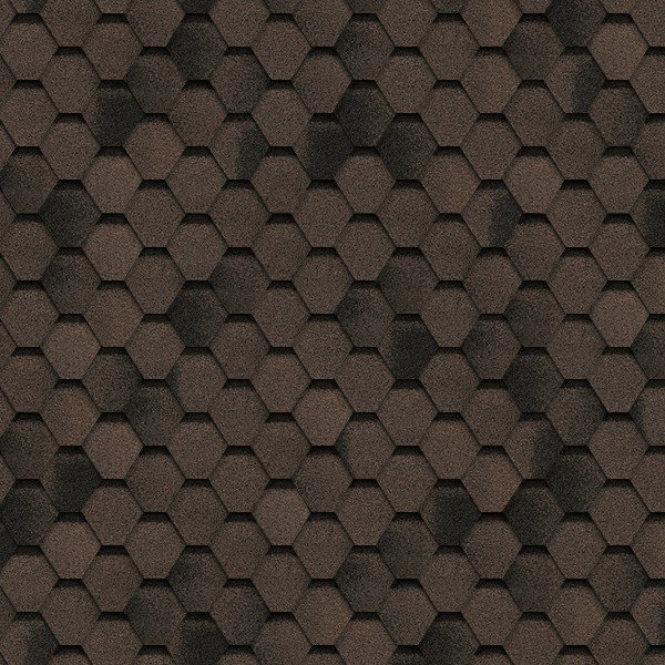 Гибкая черепица Shinglas, серия Финская,коллекция Соната – Коричневый купить в Пустошке