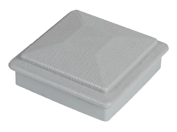 Крышка верхняя фигурная ПВХ для столба Deckart 100х100 Серый купить в Пустошке