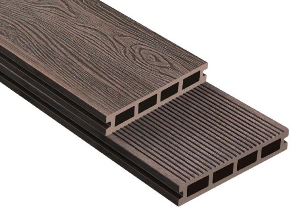 Террасная доска ДПК Outdoor 3D NEVADA/Вельвет коричневая микс купить в Пустошке