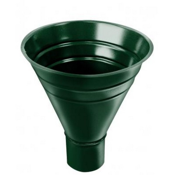 Водосток Grand Line 125x90 – Воронка водосборная RAL 6005 купить в Пустошке