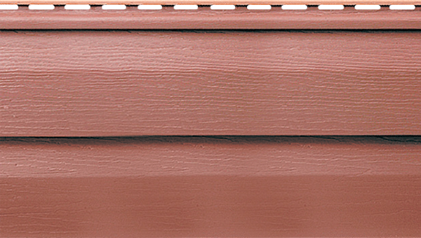 Виниловый сайдинг Канада плюс премиум, красно-коричневый купить в Пустошке
