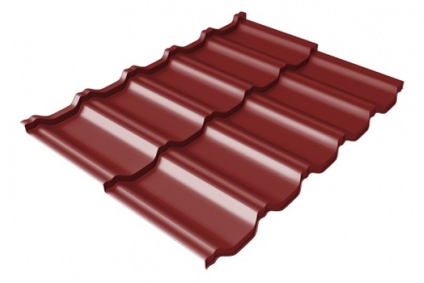 Металлочерепица модульная Квинта Uno Grand Line c 3D резом 0,45 PE RAL 3011 коричнево-красный купить в Пустошке