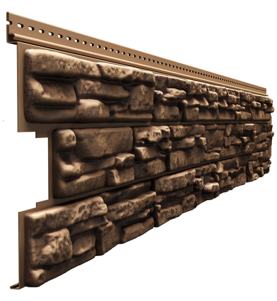 Сайдинг Виниловый Деке Rocky Кедровый орех купить в Пустошке