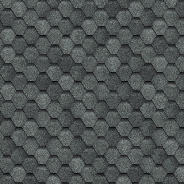 Гибкая черепица Shinglas, серия Финская,коллекция Соната – Серый купить в Пустошке