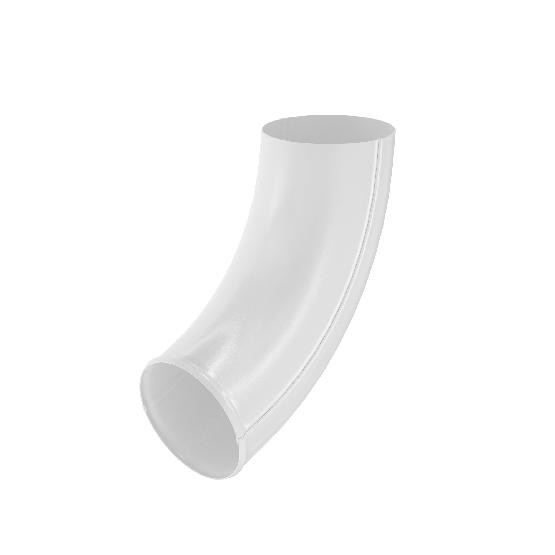 Водосток Aquasistem, система 150x100 - Отвод трубы RR 20 Мраморно-белый купить в Пустошке