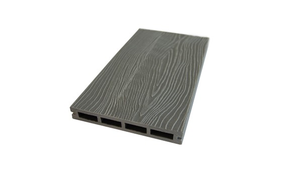 Террасная доская ДПК NanoWood Nature 3D (20мм) пустотелая Серый купить в Пустошке