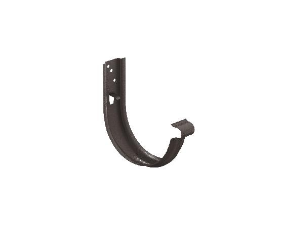 Водосток Aquasistem, Система 150/100 - Крюк универсальный с комплектом крепления RR 32 Тёмно-коричневый matt купить в Пустошке