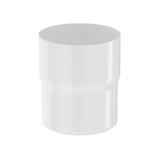 Водосток Aquasistem, система 150x100 - Соединитель трубы RR 20 Мраморно-белый купить в Пустошке