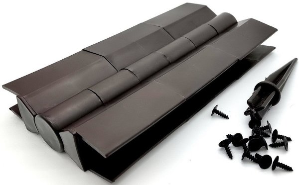 Угловой элемент поворотный, пластиковый от 60° до 300° для доски 225х30 мм из ДПК Чёрный Holzhof купить в Пустошке