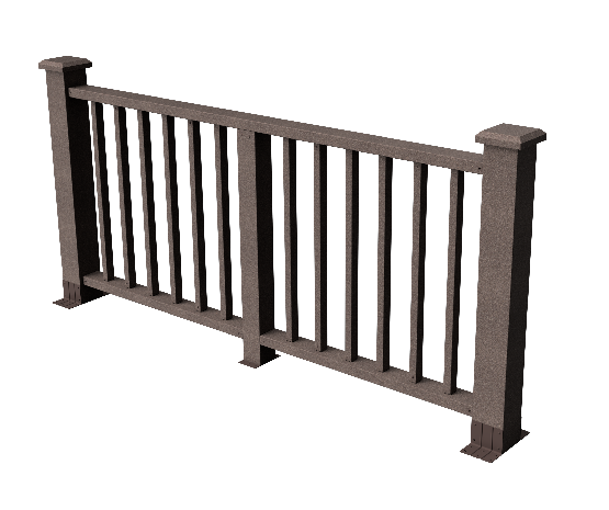 Ограждения декоративное ДПК GRINDERDECO Альма венге купить в Пустошке