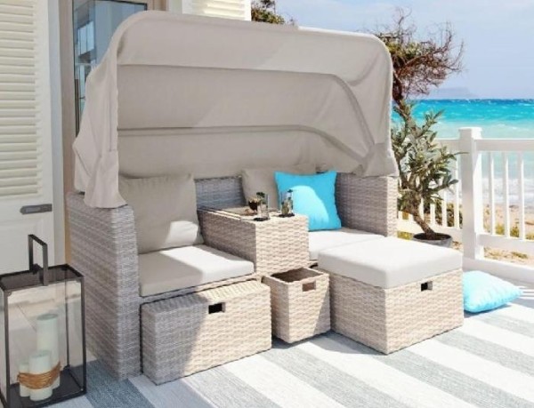 Комплект мебели AFINA плетеной из иск. ротанга AFM-330 Beige купить в Пустошке