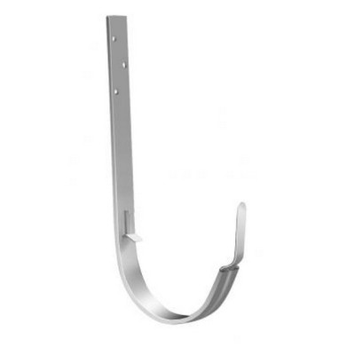 Водосток Grand Line 150x100 – Кронштейн длинный RAL 9003