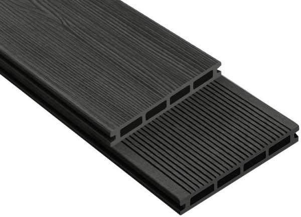 Террасная доска ДПК Outdoor 3D STORM/Вельвет черная купить в Пустошке