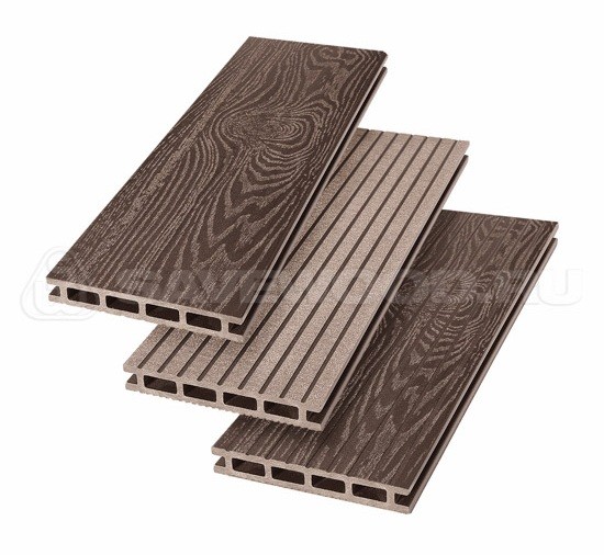 Террасная доска из ДПК SW Carpinus (T) — двухсторонняя терракотовый купить в Пустошке