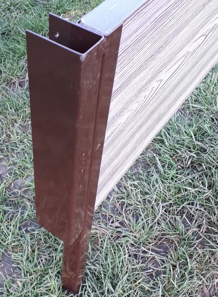 Угловой элемент металл, 90° для доски 300х30 мм Holzhof купить в Пустошке