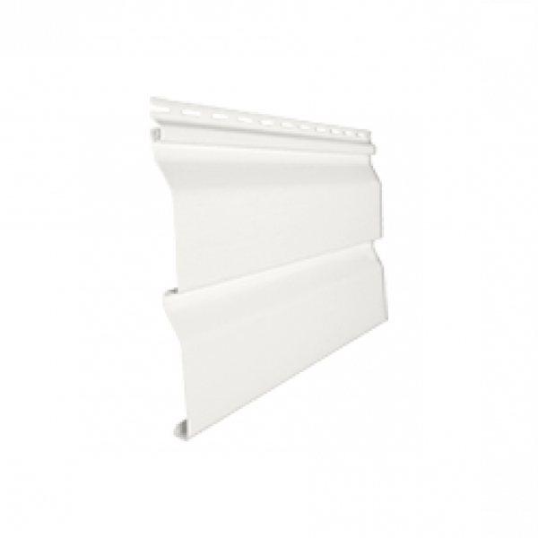 Сайдинг Виниловый Vinyl-On, D4.5 DUTCHLAP Корабельный Брус, Белый купить в Пустошке