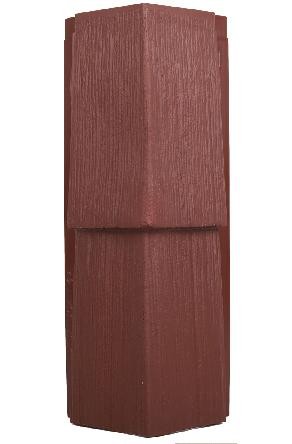 Угол T-Сайдинг-Щепа пихта ЭКО-1 Браун купить в Пустошке