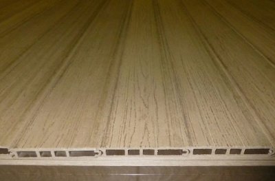 Заборная доска - пустотелая (с тисн. под дерево с 2-х сторн) Дерево Пласт