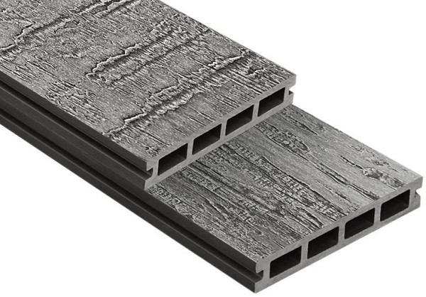 Террасная доска ДПК Outdoor 3D VIRGINIA/COLORADO темно-серая купить в Пустошке