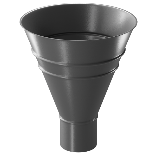 Воронка водосборная Döcke STAL PREMIUM, Графит купить в Пустошке