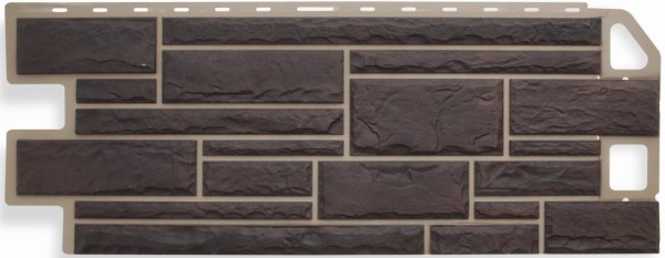 Цокольный сайдинг альта-профиль - коллекция "камень", жжёный купить в Пустошке