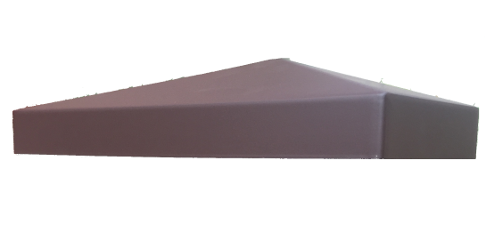 Крышка столба коричневая купить в Пустошке