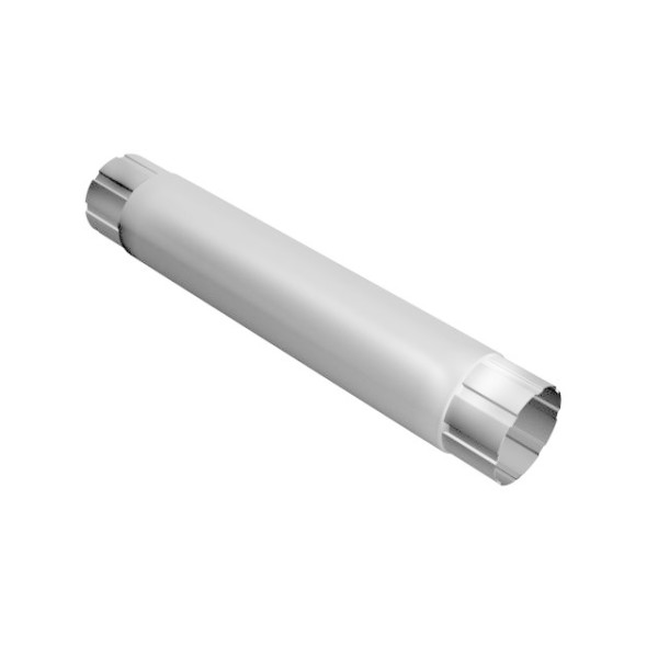 Водосток Grand Line 150x100 – Труба водосточная 1м RAL 9003 купить в Пустошке