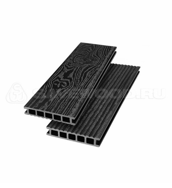 Террасная доска из ДПК SW Ornus тангенциальный распил черный купить в Пустошке