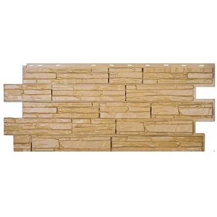 Фасадная панель T-Сайдинг-Альпийская сказка Бежевый купить в Пустошке