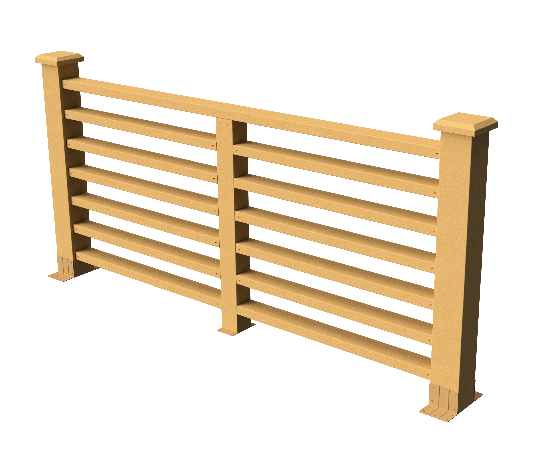 Ограждения декоративное ДПК GRINDERDECO Марсело песчаник купить в Пустошке