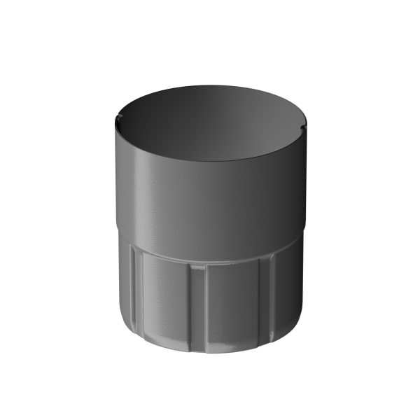 Муфта соединительная для водостока Döcke STAL PREMIUM, Графит купить в Пустошке