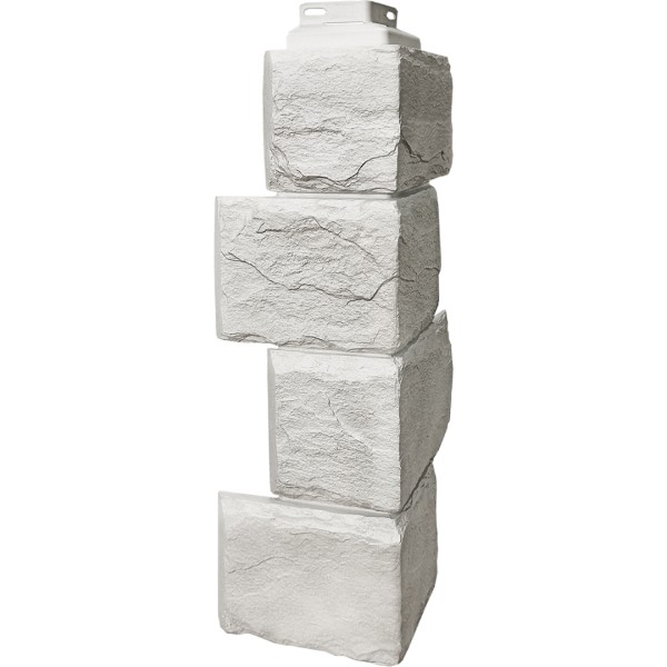 Угол наружный FineBer – “Камень природный” Жемчужный купить в Пустошке