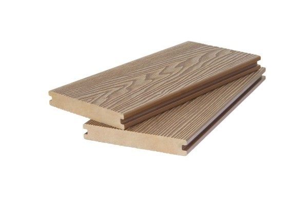 Доска террасная 3D фактура дерева POLIVAN GROUP двухсторонняя полнотелая SINGARAJA песочный купить в Пустошке