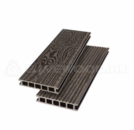 Террасная доска  из ДПКSW Ornus тангенциальный распил темно-коричневый купить в Пустошке