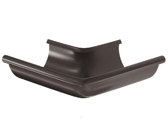 Водосток Aquasistem, система 150/100 - Угол желоба, наружный 90° RR 32 Тёмно-Коричневый купить в Пустошке