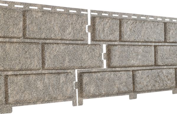 Фасадная панель Ю-Пласт Стоун Хаус Кирпич Бежевый купить в Пустошке